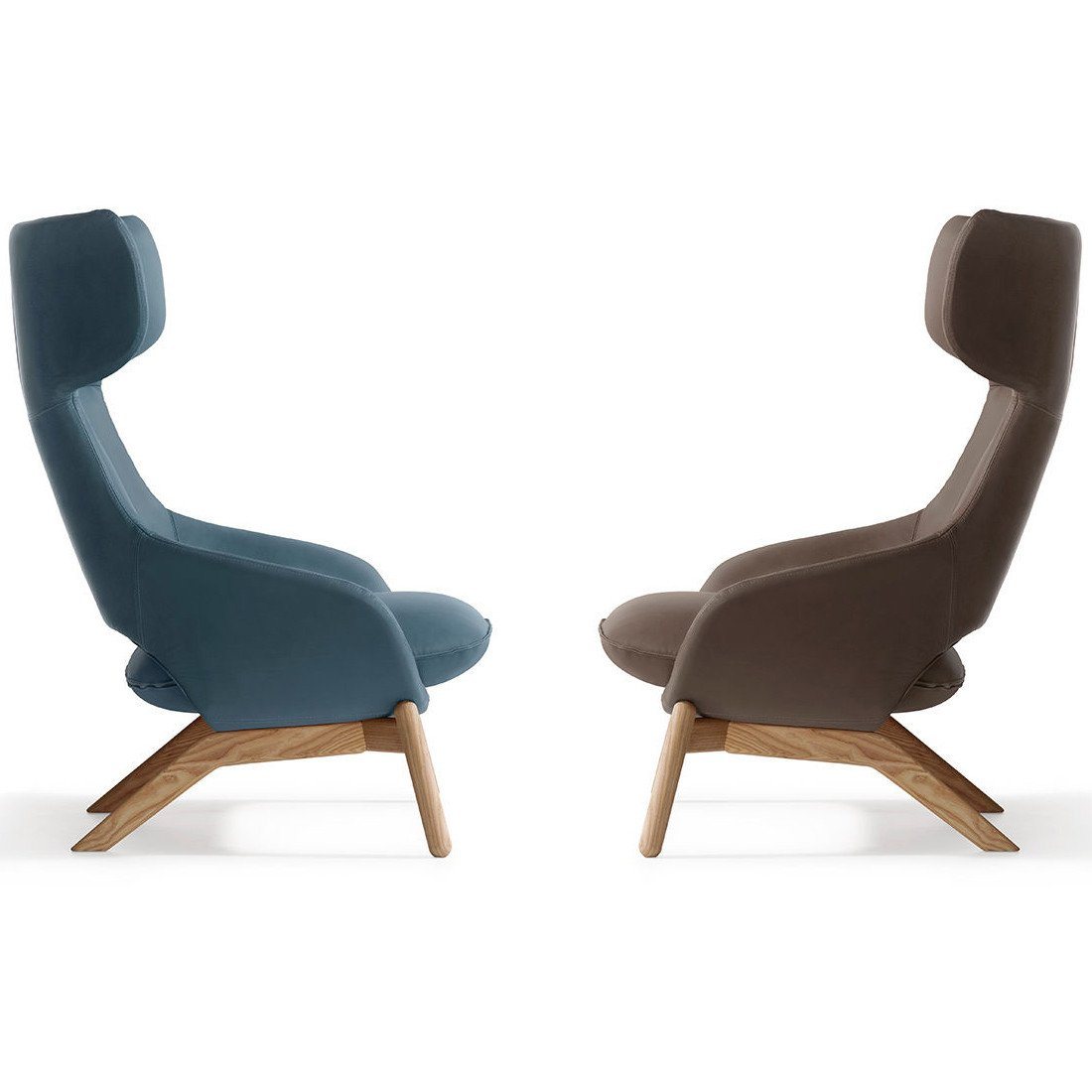 Kalm Wood Base Lounge Chair lounge chair Artifort 