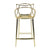 Masters Metallic Stool Stools Kartell Gold 