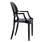 Louis Ghost Side/Dining Kartell Opaque Glossy Black 