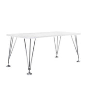 Kartell Max Table Tables Kartell Small Zinc White With Feet