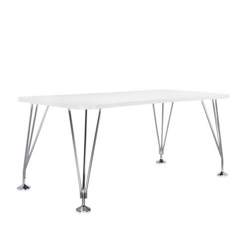 Kartell Max Table Tables Kartell Small Zinc White With Feet