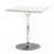 Toptop Pleated Leg & Base - Laminated Top table Kartell Round 27.5" White Square Top