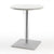 Toptop Pleated Leg & Base - Laminated Top table Kartell Square 23.625" White Round Top