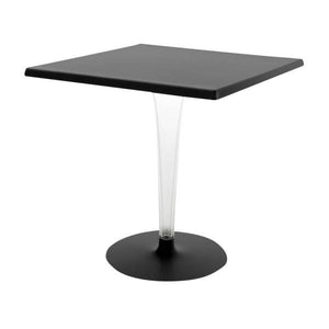 Toptop For Dr. Yes Rounded - Leg - Rounded Base table Kartell 27.5" Square Black