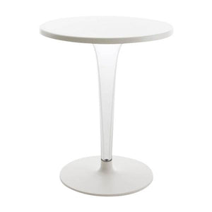 Toptop For Dr. Yes Rounded - Leg - Rounded Base table Kartell 23.625" Round White