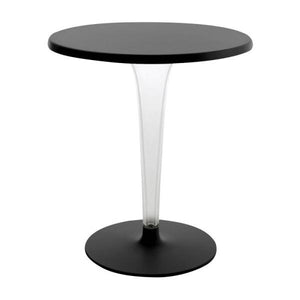 Toptop For Dr. Yes Rounded - Leg - Rounded Base table Kartell 23.625" Round Black