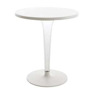 Toptop For Dr. Yes Rounded - Leg - Rounded Base table Kartell 27.5" Round White