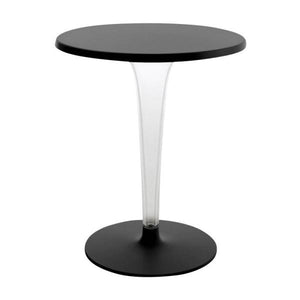 Toptop For Dr. Yes Rounded - Leg - Rounded Base table Kartell 27.5" Round Black