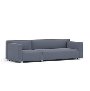 Barber & Osgerby Asymmetric Sofa Sofa Knoll Right Chrome Cornaro - Mist + $1311.00