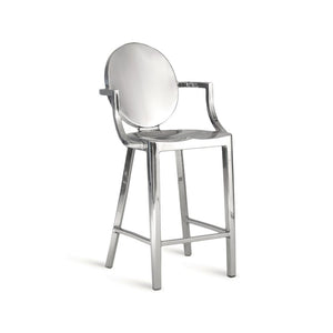 Kong Counter Stool With Arms By Emeco bar seating Emeco Brushed Both 
