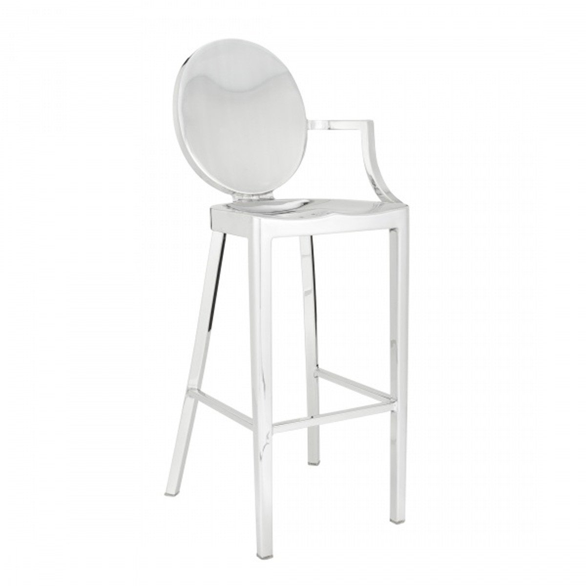 Kong Barstool With Arms By Emeco bar seating Emeco Hand Polished Left none