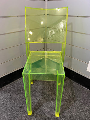 La Marie Side Chair ***Floor Sample*** Fluorescent Green Side/Dining Kartell 