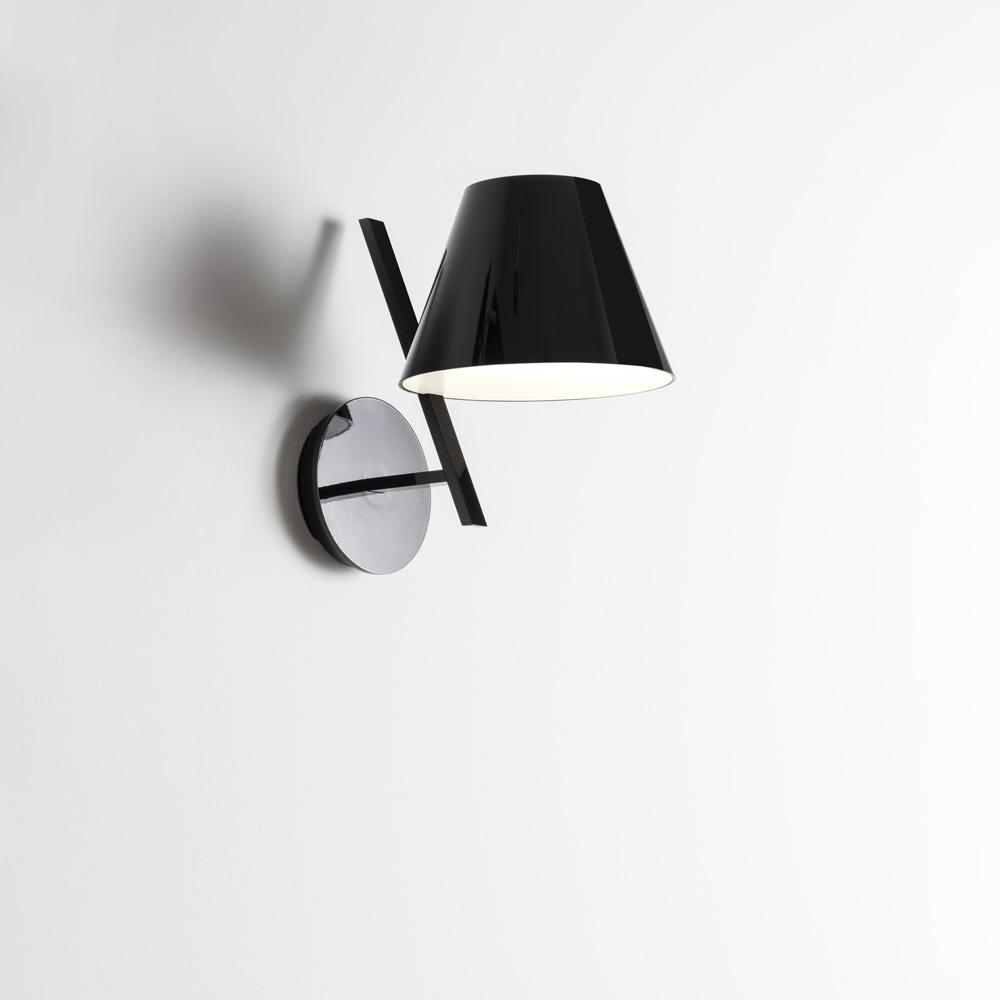 La Petite Wall Lamp Wall Lights Artemide Black Dimmable 2-Wire 