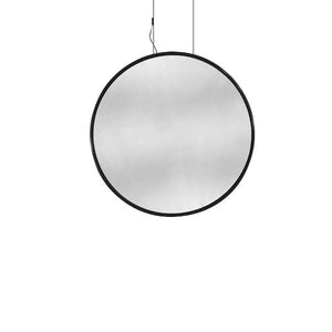 Discovery Vertical Suspension Pendant Lights Artemide 140 Transparent (Diffuser)Polished Aluminum (Rim) Dimmable 0-10V