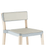 Emeco Lancaster Stacking Chair Side/Dining Emeco Light Wood Frame Light Grey Seat & Back - Off-White Seat Pads + $75.00 