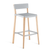 Emeco Lancaster Bar Stool bar seating Emeco Natural Ash Light Gray Gray No Seat Pad