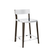 Emeco Lancaster Stool bar seating Emeco Counter Height Dark Wood Frame Polished Seat & Back - No Pads