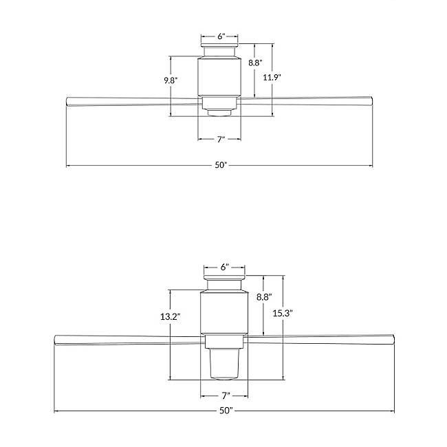 Lapa Flush Ceiling Fan Ceiling Fans Modern Fan Co 