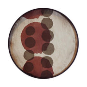 Layered Dots Round Glass Tray Tray Ethnicraft 