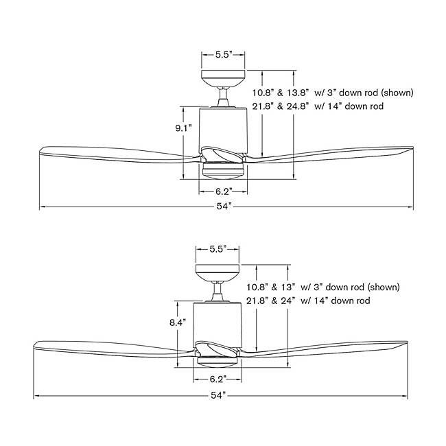 LeatherLuxe DC Ceiling Fan Ceiling Fans Modern Fan Co 