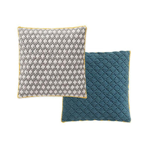 Silai Small Pillow Pillows Gan Light gray - Blue 