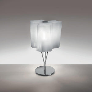 Logico Table Lamps Table Lamps Artemide Chrome Milky White 