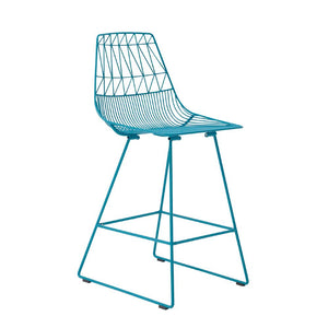 Lucy Counter Stool Stools Bend Goods Peacock Blue 