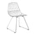 Lucy Side Chair Side/Dining Bend Goods Chrome 