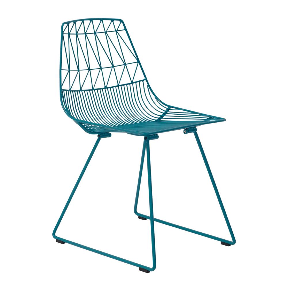 Lucy Side Chair Side/Dining Bend Goods Peacock Blue 