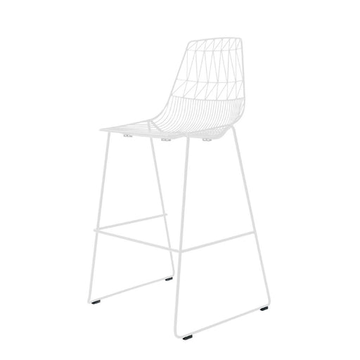 Lucy Stacking Bar Stool stool Bend Goods White 