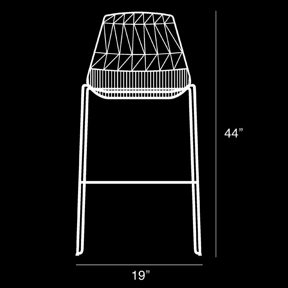 Lucy Stacking Bar Stool stool Bend Goods 