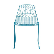 Lucy Stacking Chair Side/Dining Bend Goods Peacock Blue 