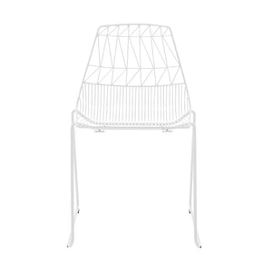 Lucy Stacking Chair Side/Dining Bend Goods White 