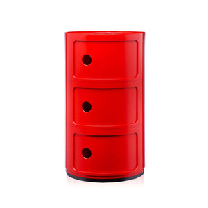 Componibili 3 Elements Accessories Kartell Red 