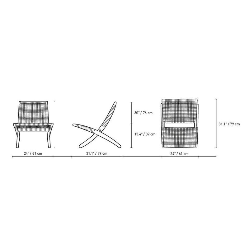 MG501 Cuba Outdoor Chair lounge chair Carl Hansen 