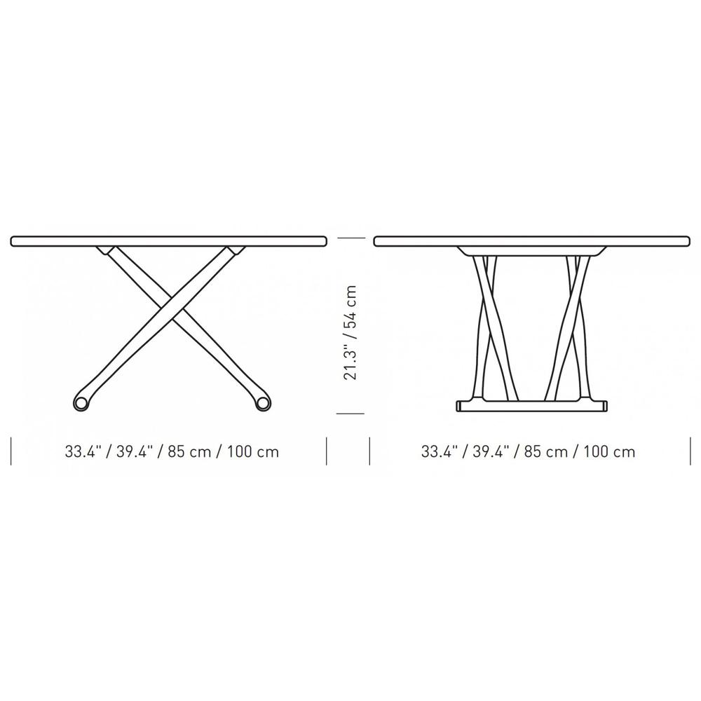 ML10097 Egyptian Table Side/Dining Carl Hansen 