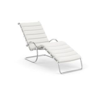 MR Adjustable Chaise Lounge lounge chair Knoll Acqua Leather - Bering Sea 
