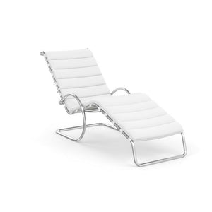 MR Adjustable Chaise Lounge lounge chair Knoll Volo Leather - White 