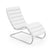 MR Chaise Lounge lounge chair Knoll Volo Leather - White 