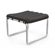 MR Stool stool Knoll Acqua Leather - Black Sea 