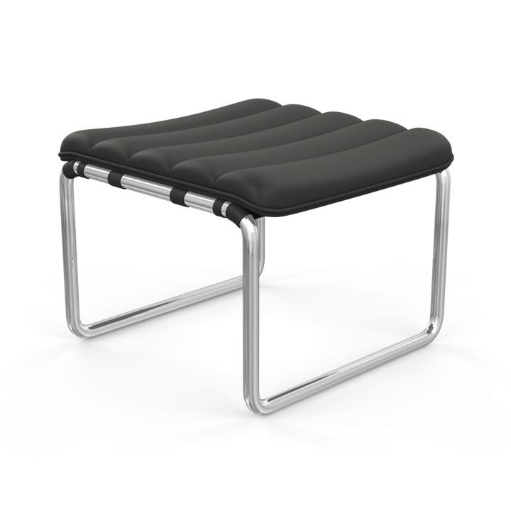 MR Stool stool Knoll Acqua Leather - Black Sea 