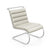 MR Armless Lounge Chair lounge chair Knoll Acqua Leather - Puget Sound 