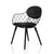 Pina Chair Chairs Magis Black Legs & Seat - Black Fabric Cushions 