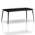 Steelwood Rectangular Table Dining Tables Magis All Black 