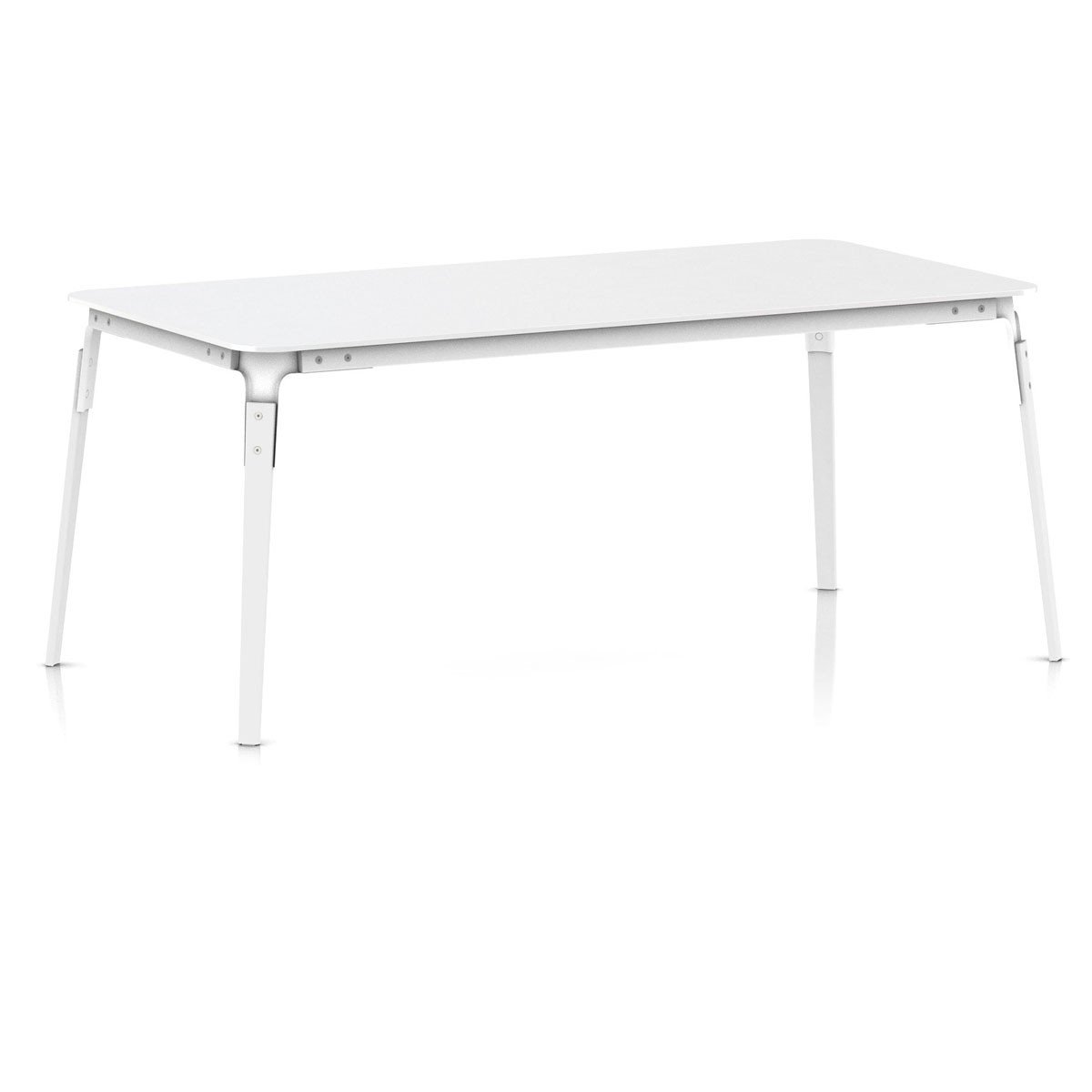 Steelwood Rectangular Table Dining Tables Magis All White +$1175.00 