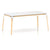 Steelwood Table Dining Tables Magis Rectangular Natural beech frame/white top 