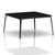 Steelwood Table Dining Tables Magis Square, 57" x 57" Black 