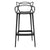 Masters Stool bar seating Kartell Bar Height Black 