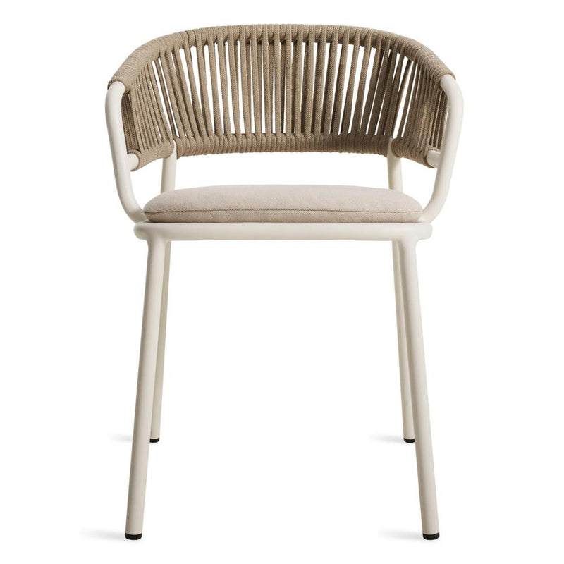 Mate Outdoor Dining Chair Outdoors BluDot Sunbrella Linen 