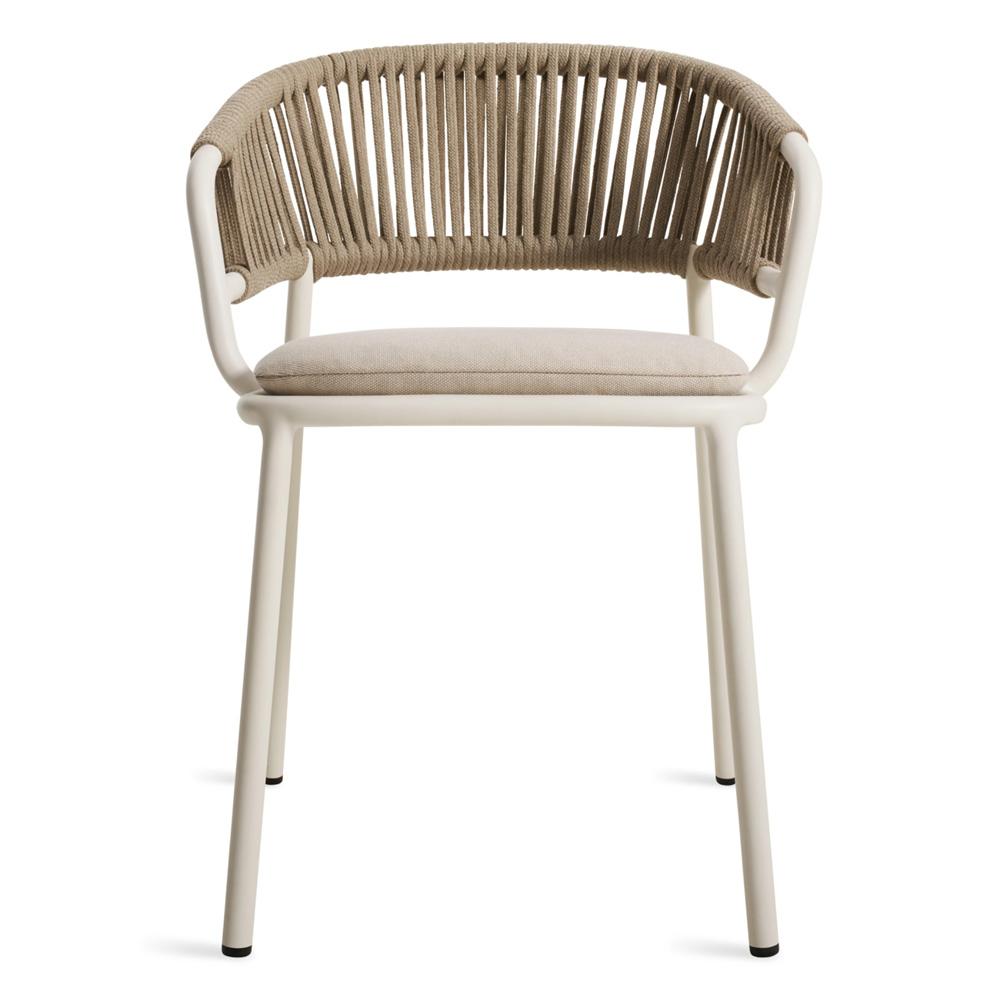 Mate Outdoor Dining Chair Outdoors BluDot Sunbrella Linen 